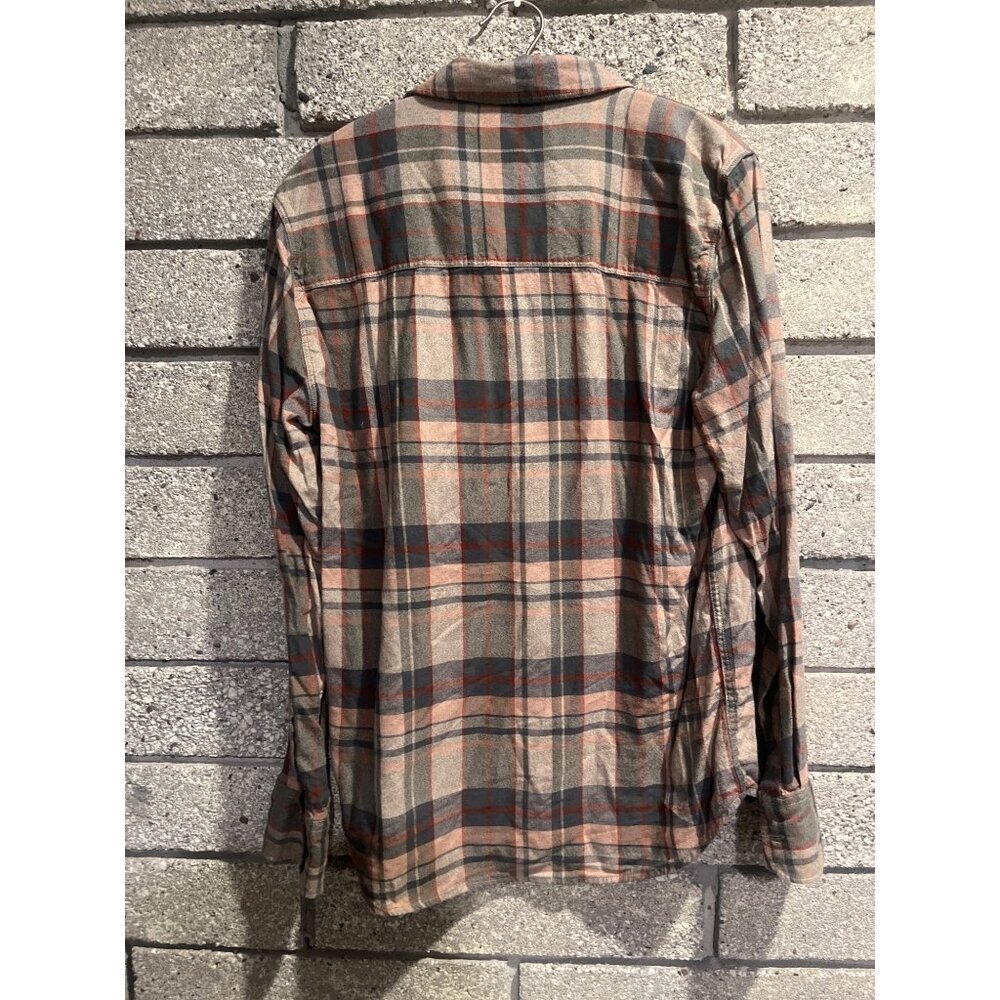 Paige Plaid Button-Down Shirt - Multicolor - Size M - Cotton/Viscose Blend - Mad - Picture 6 of 7